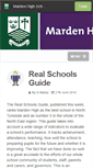 Mobile Screenshot of mardenhigh.net